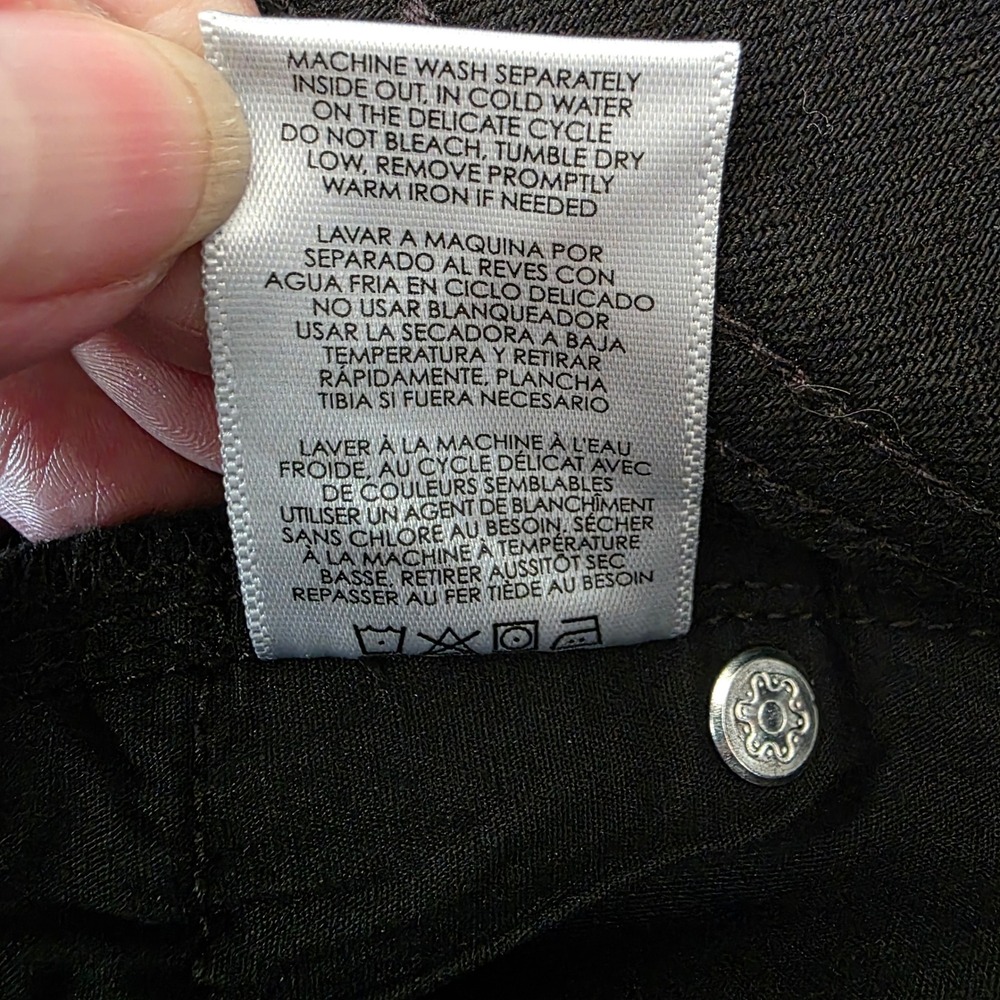 cabi Jeans Black Cinch Skinny Women's Size 2‎ Pants - Picture 10 of 11